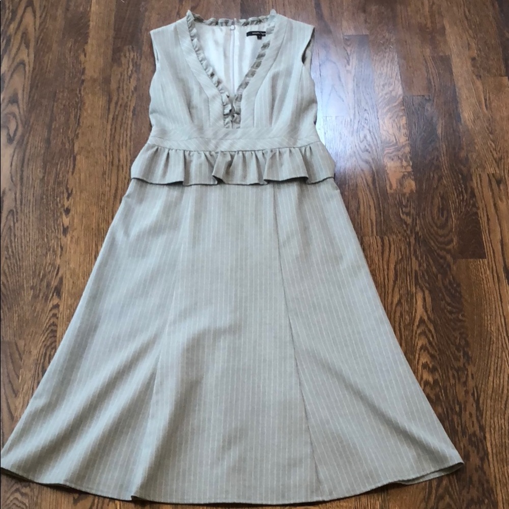 Karen Millen pinstriped a line dress